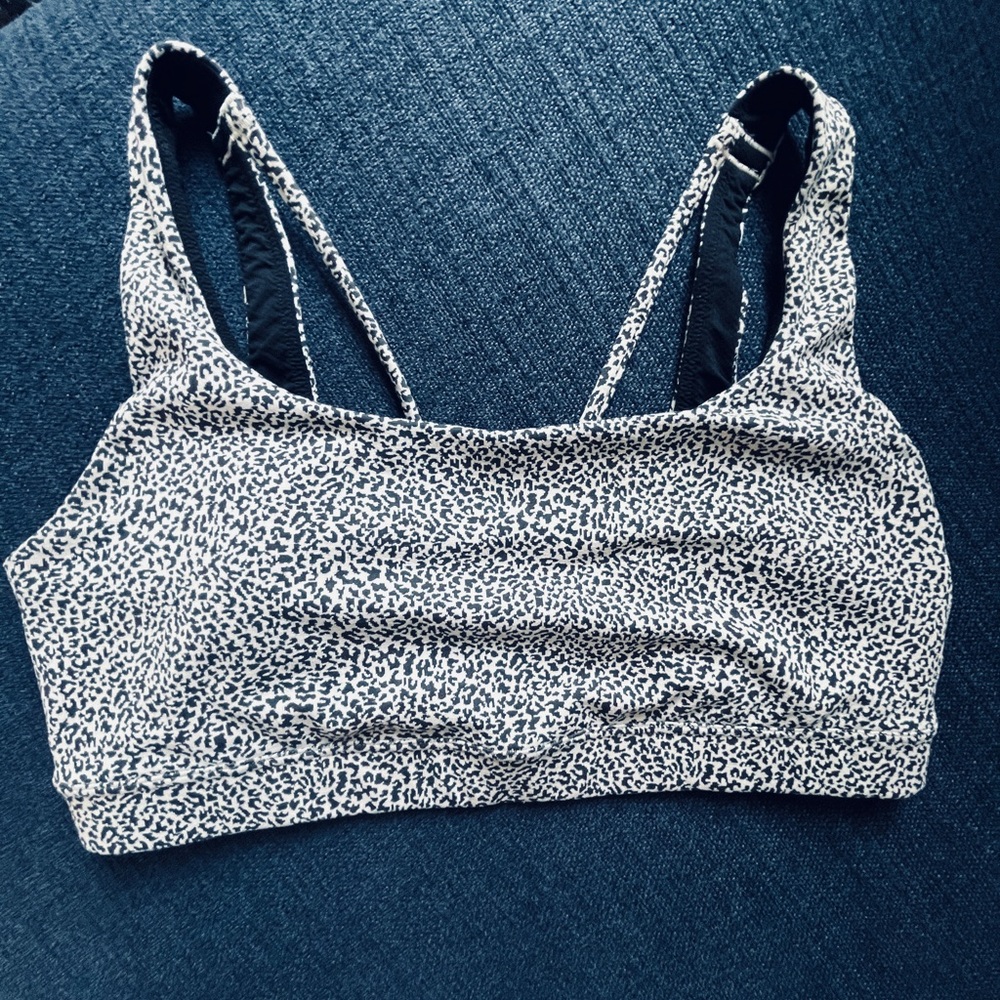Tiny Leopard print Athleta exhale bra